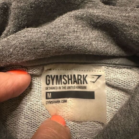 Gymshark cropped hoodie medium gray - Picture 5 of 7